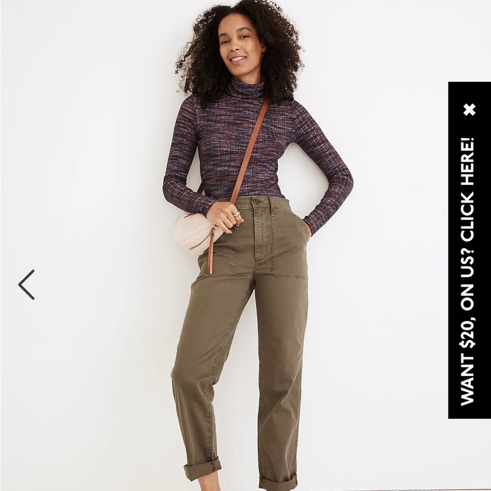Madewell The Perfect Vintage Straight Workwear Pant